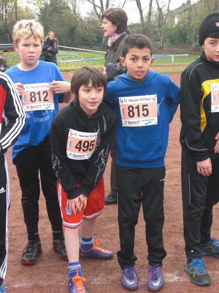 Phillip kurz vor dem Start